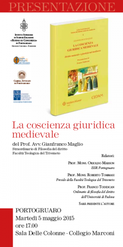 Presentazione de “La coscienza giuridica medievale” di Gianfranco Maglio