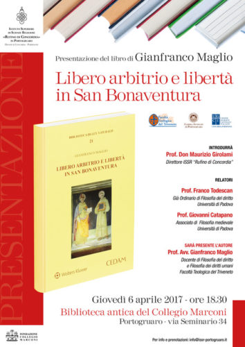 Presentazione del Libro del Prof. Gianfranco Maglio - 6 aprile 2017 - evento accreditato